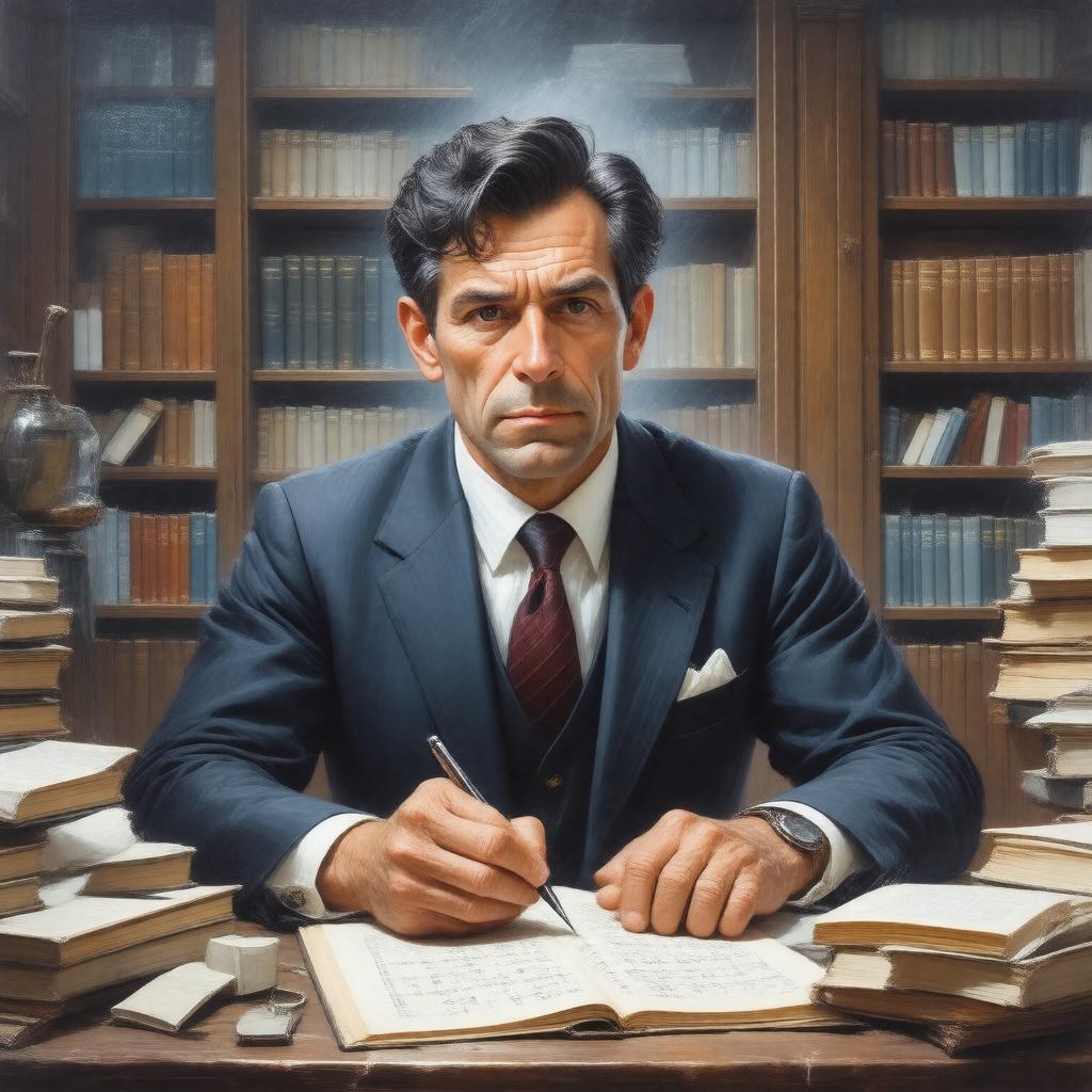 AI-created image of André Weil