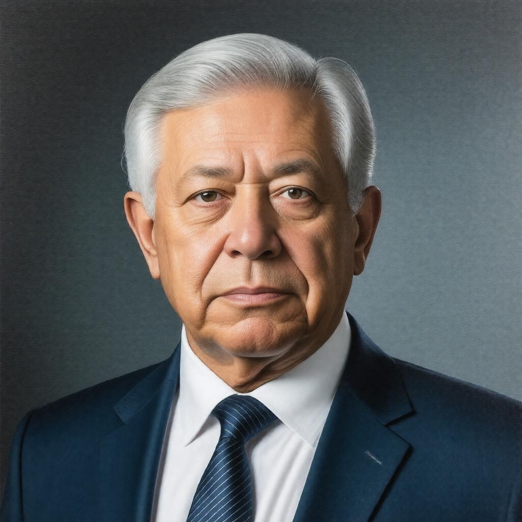AI-created image of Andrés Manuel López Beltrán