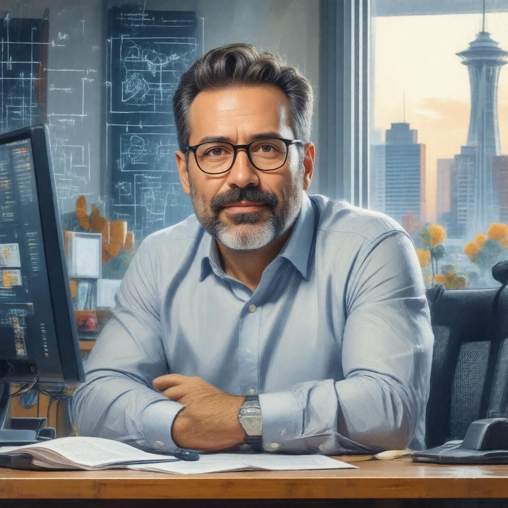 AI-created image of Andrés Salomon