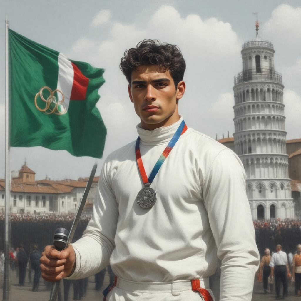 Click to view larger image AI-created image of Andrea Berti