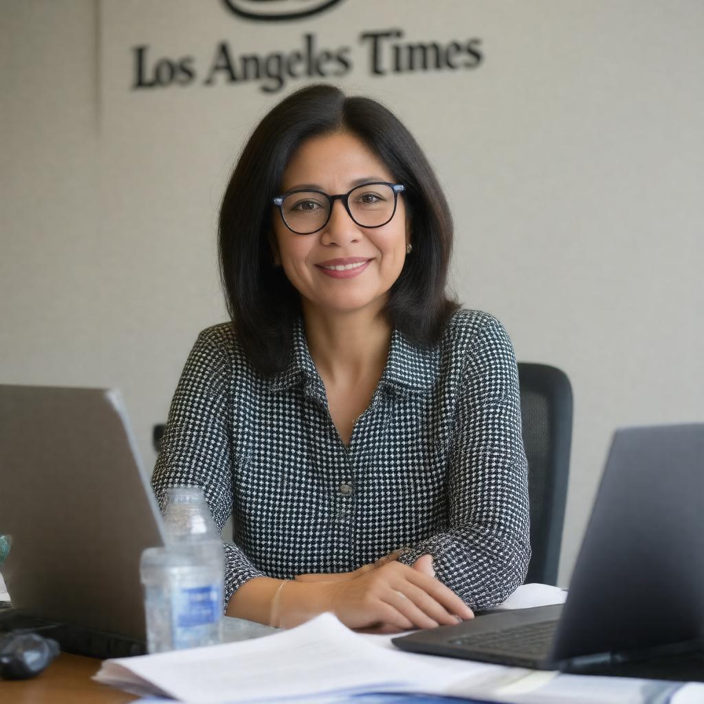 Click to view larger image AI-created image of Andrea Chang