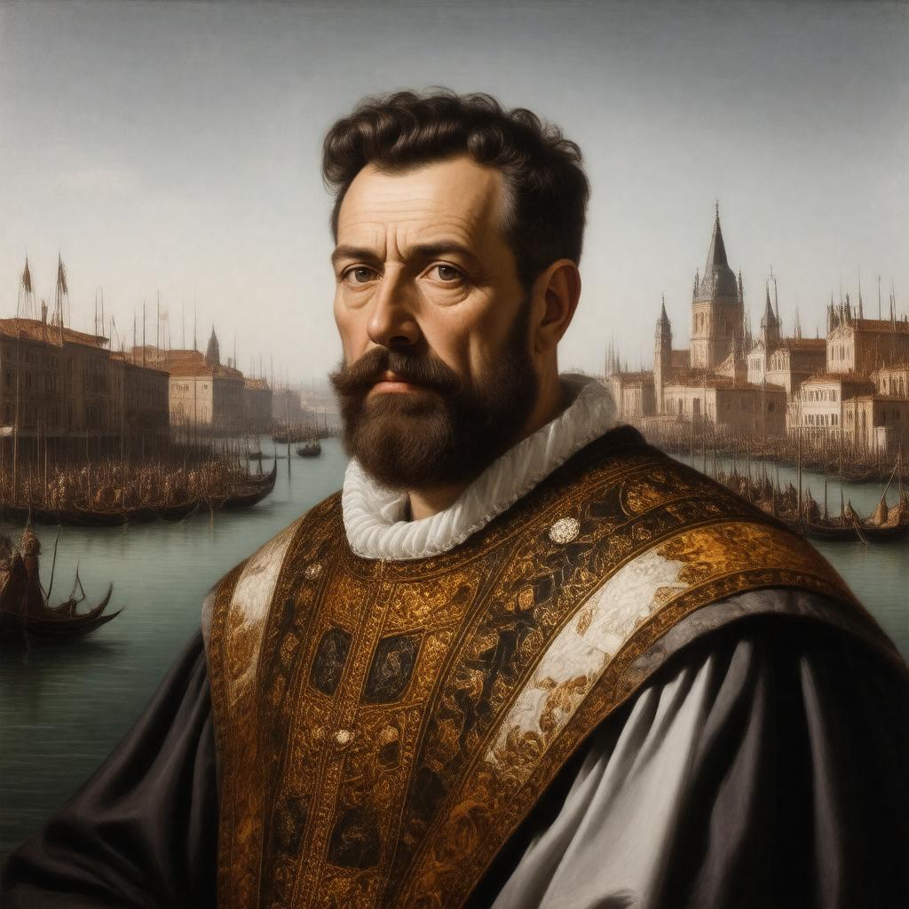 Click to view larger image AI-created image of Andrea Gritti