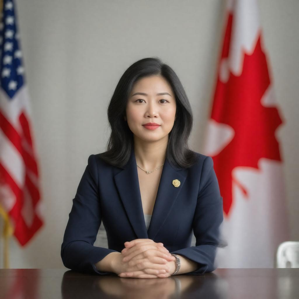 AI-created image of Andrea Jung