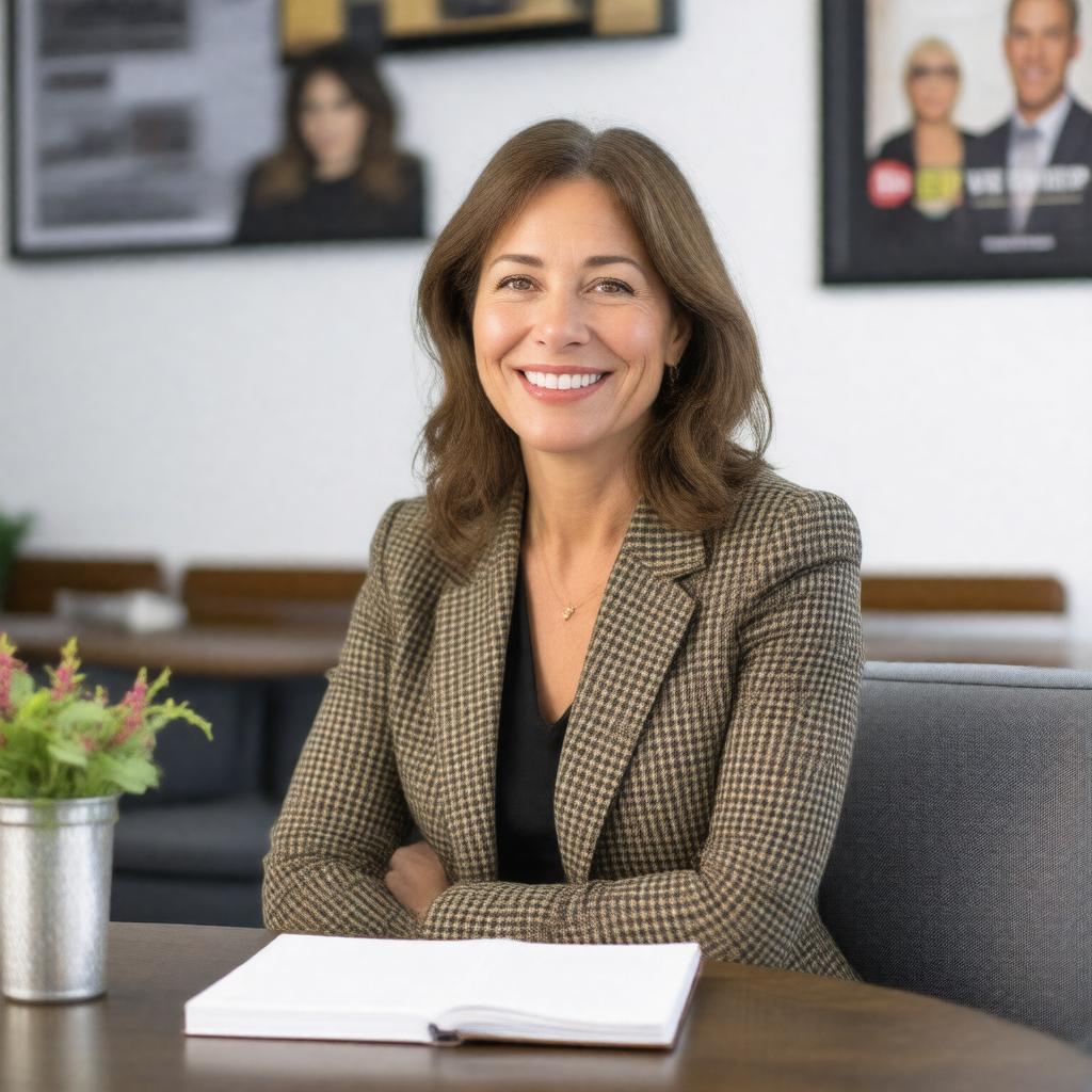 AI-created image of Andrea Savage