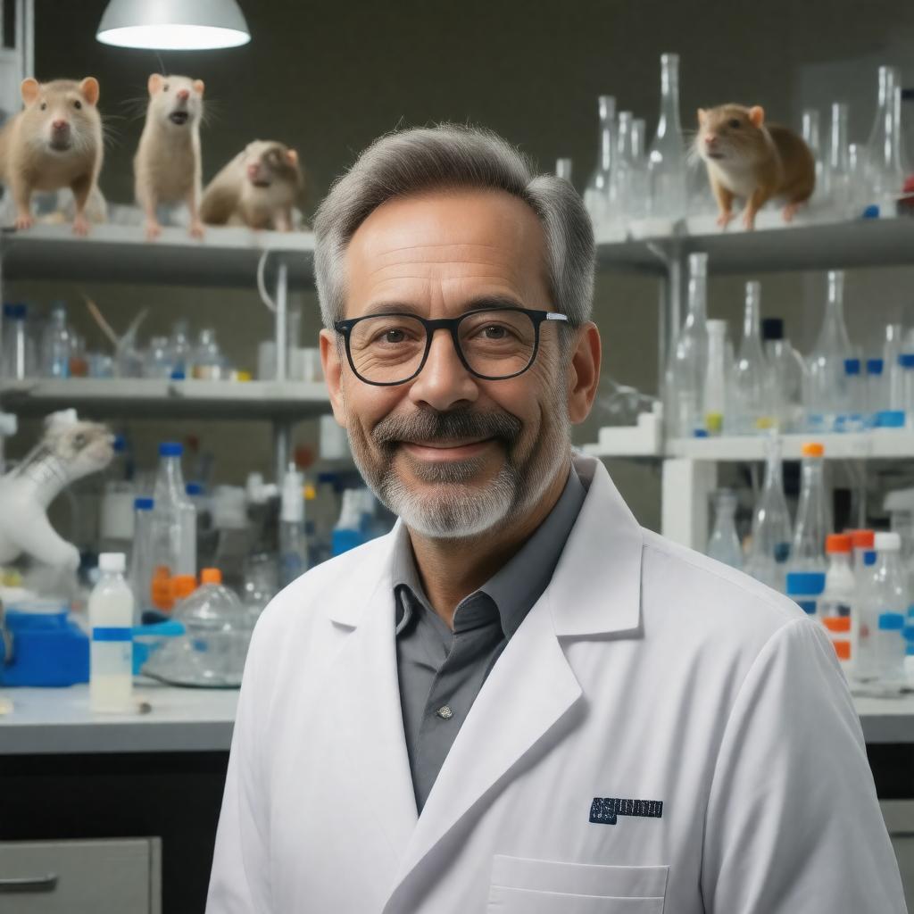 AI-created image of Andrei Seluanov