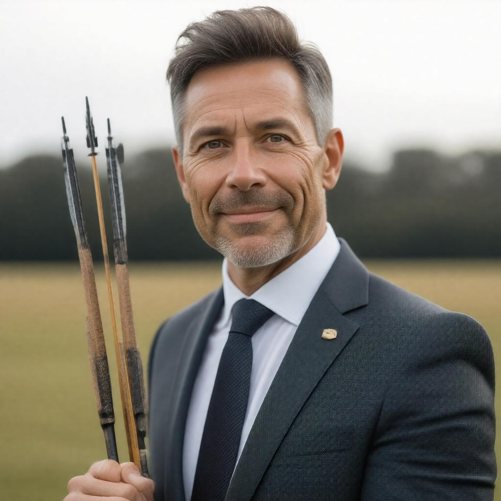 Click to view larger image AI-created image of Andrew Arrow