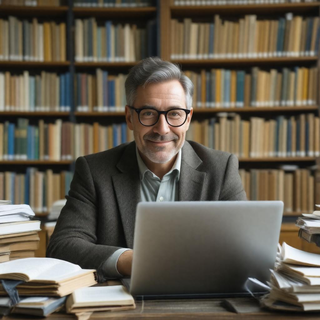 AI-created image of Andrew Asher