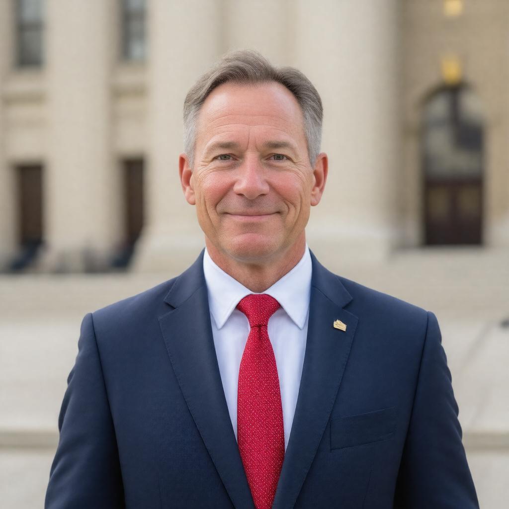 Click to view larger image AI-created image of Andrew D. Martin