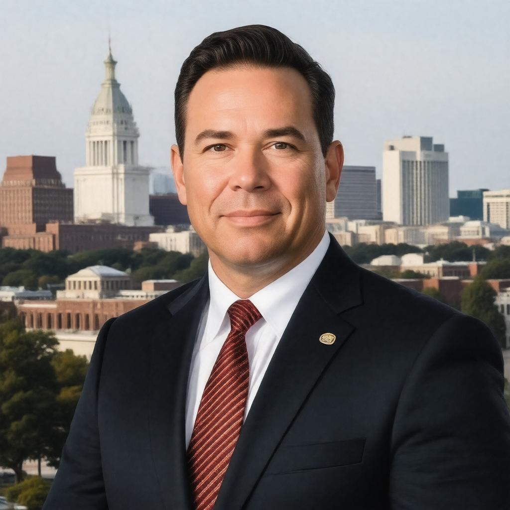 AI-created image of Andrew Ginther