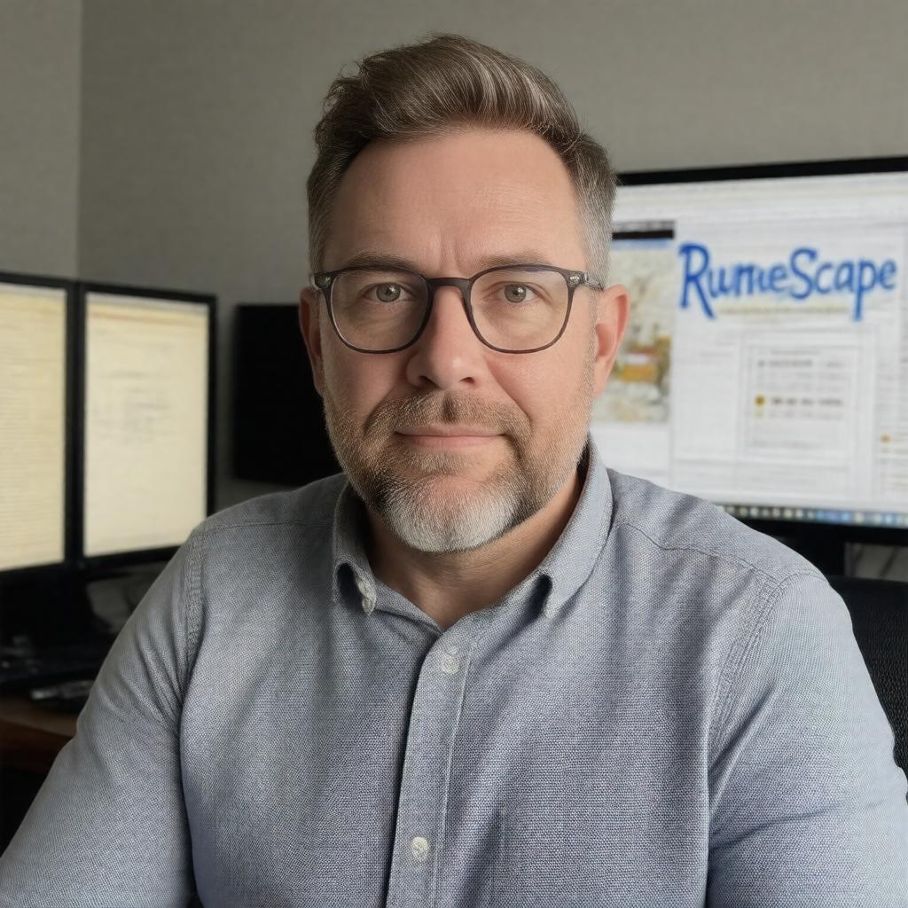 AI-created image of Andrew Gower