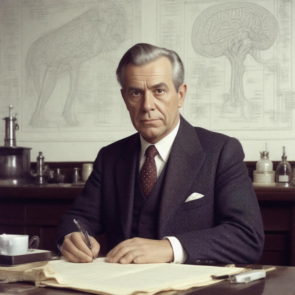 AI-created image of Andrew Huxley