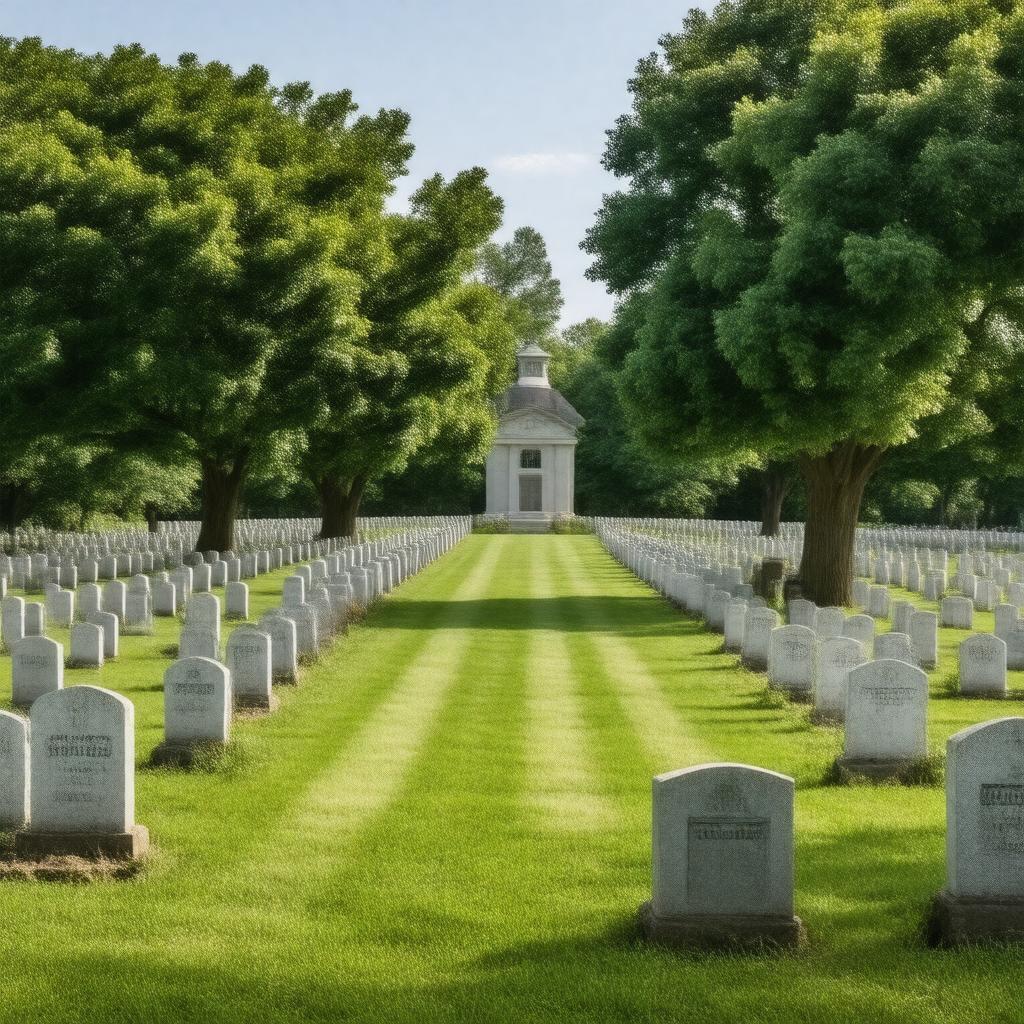 AI-created image of Andrew Johnson National Cemetery
