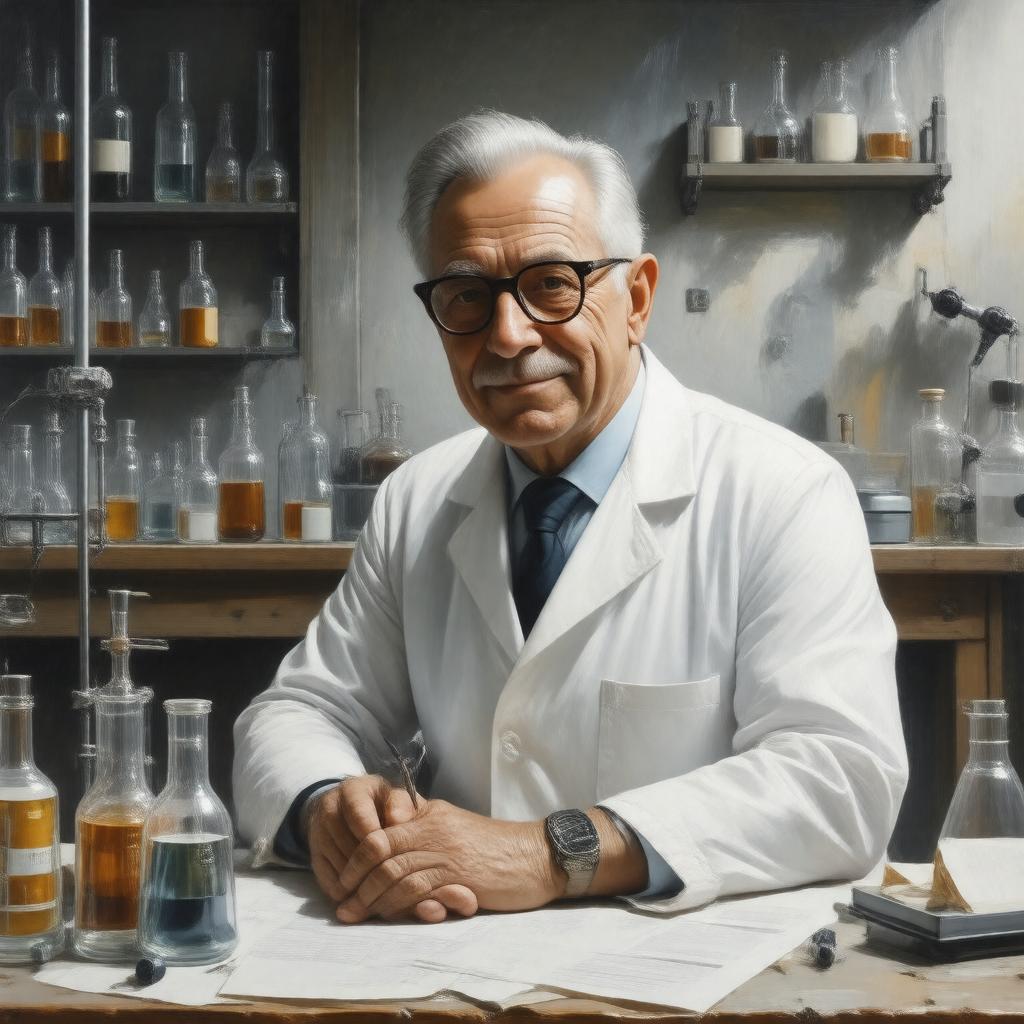 AI-created image of Andrew Schally