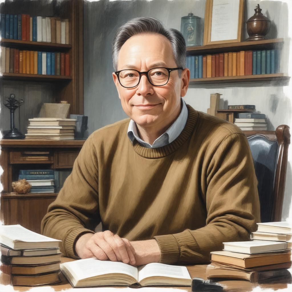 AI-created image of Andrew Solomon