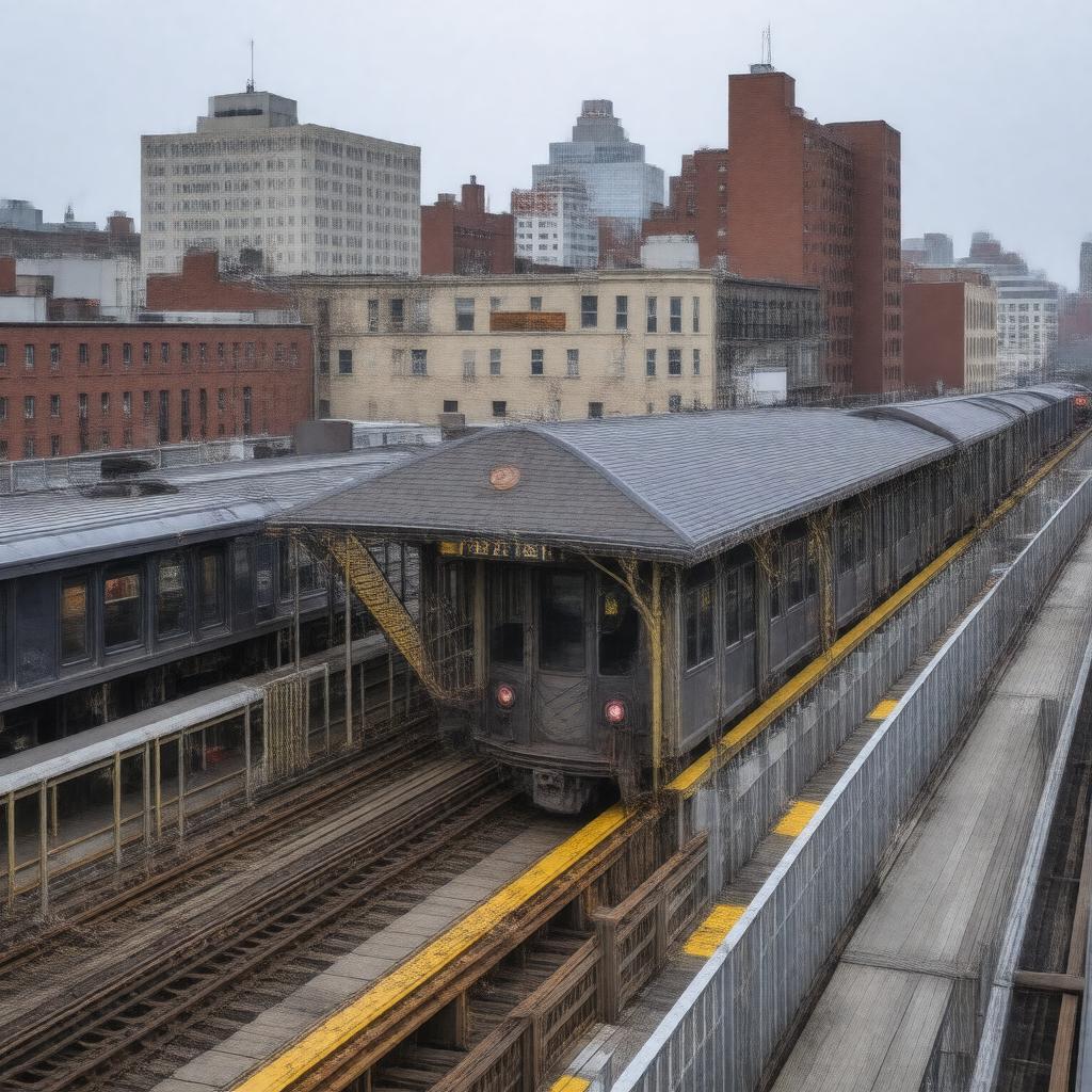 AI-created image of Andrew Station