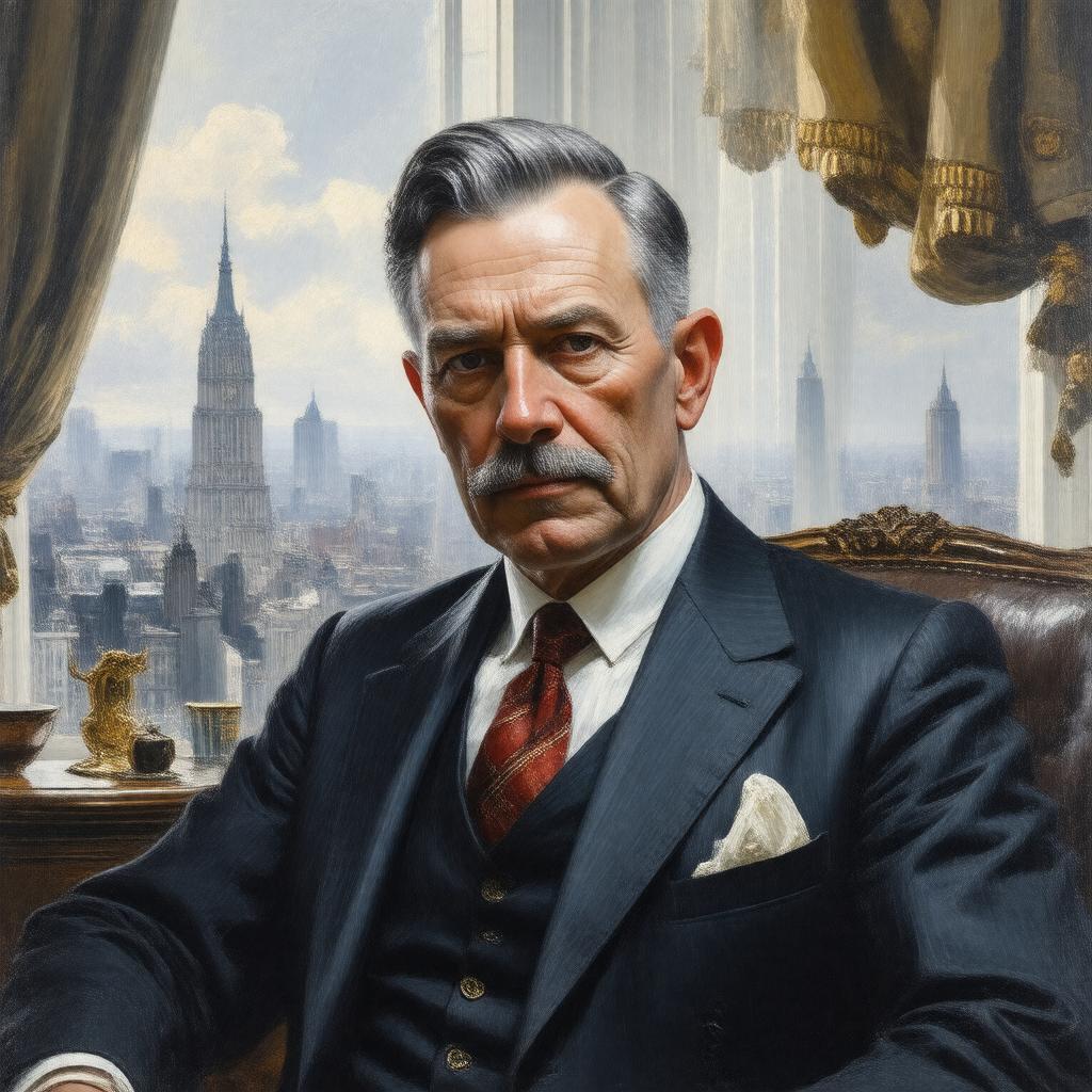 AI-created image of Andrew Undershaft