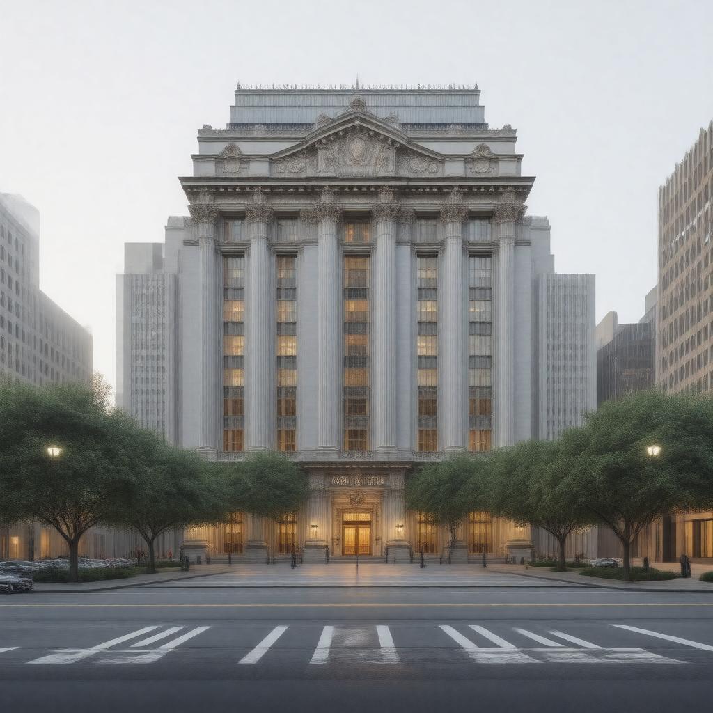 Click to view larger image AI-created image of Andrew W. Mellon Foundation