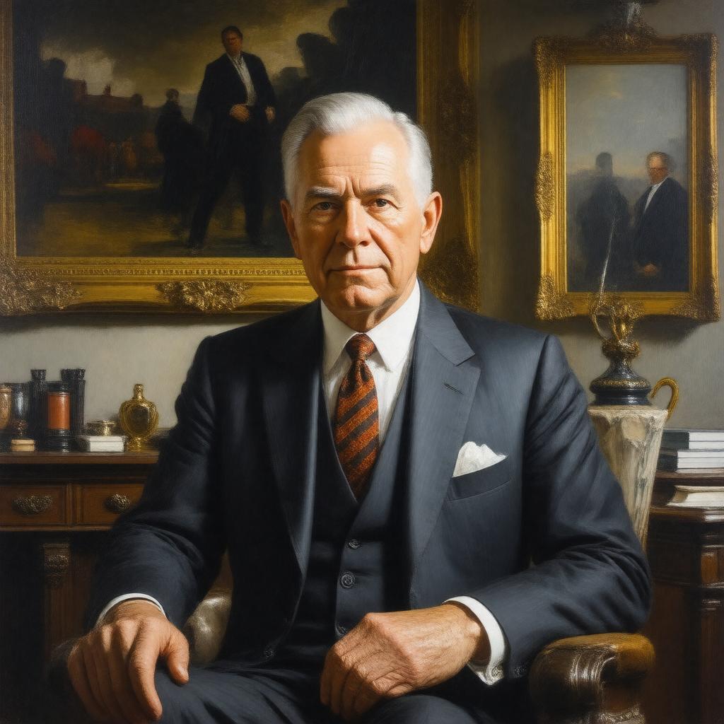 AI-created image of Andrew W. Mellon