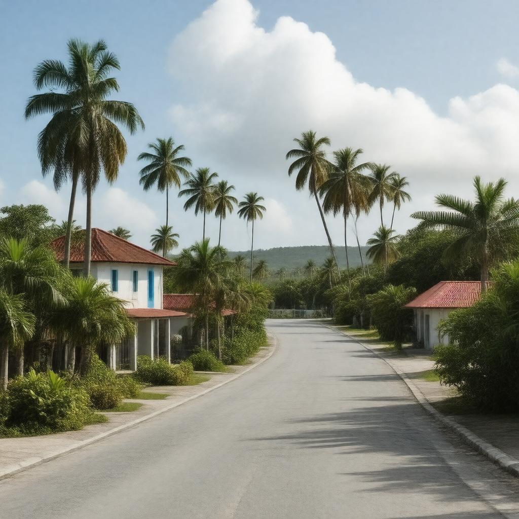 AI-created image of Andros Town