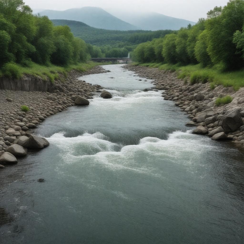 AI-created image of Androscoggin River