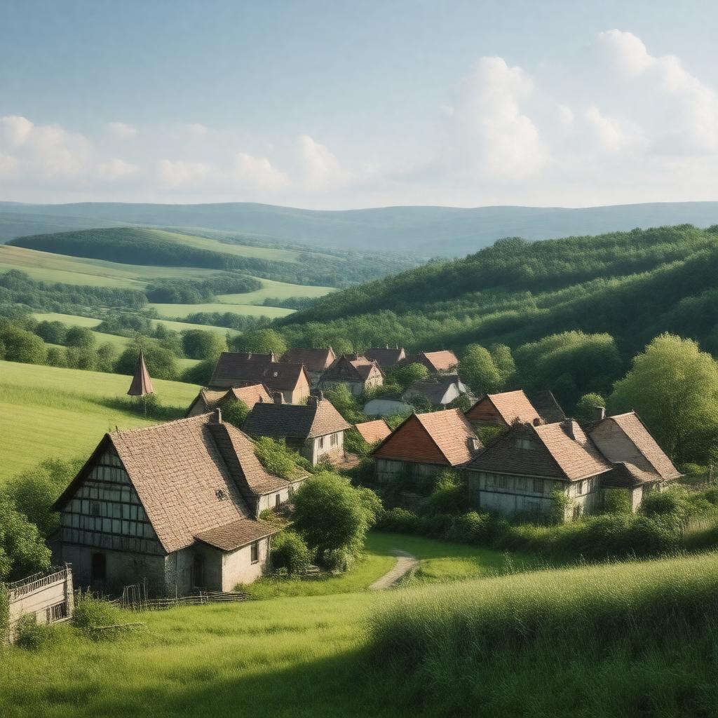 AI-created image of Andrzejów, Poland