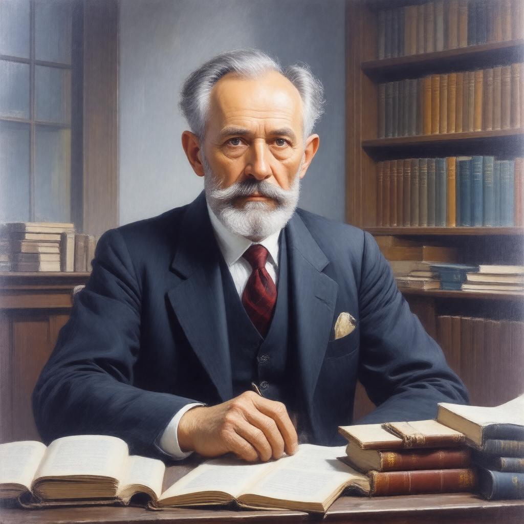 AI-created image of Andrzej Tarski