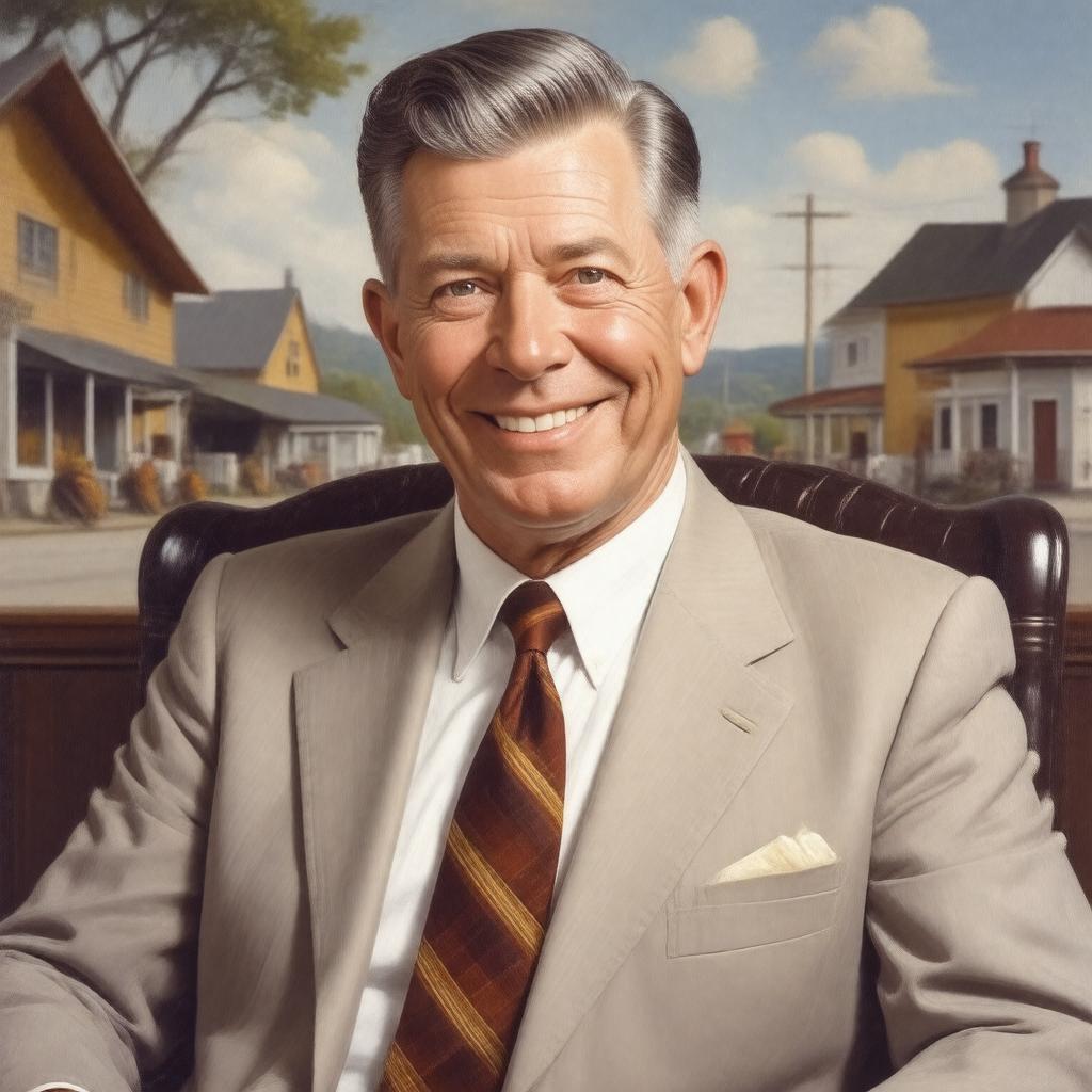 AI-created image of Andy Griffith