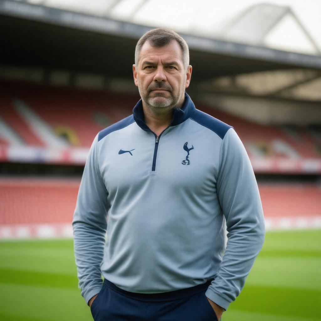 AI-created image of Ange Postecoglou