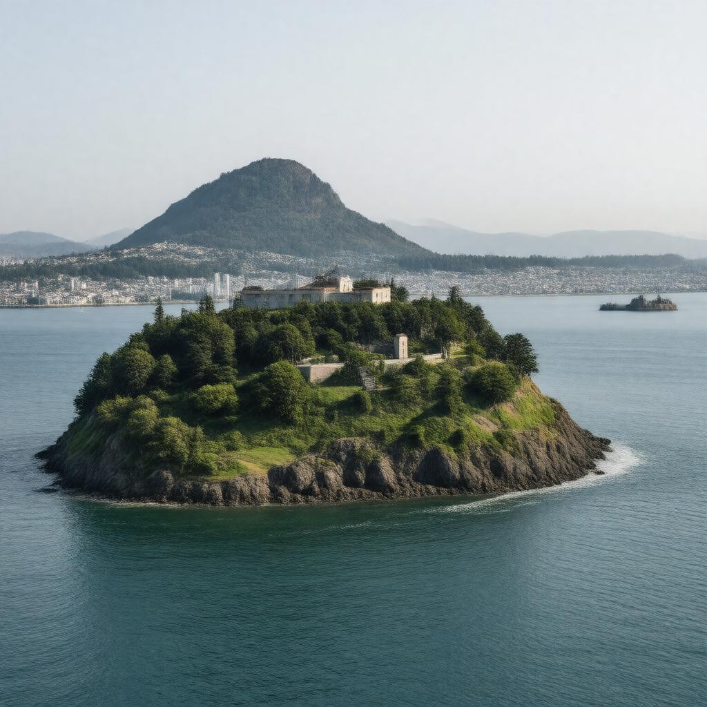 AI-created image of Angel Island