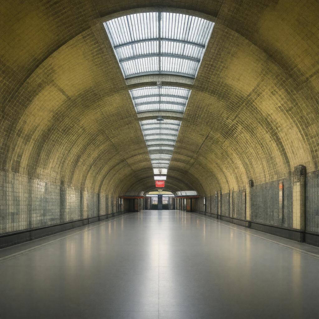 AI-created image of Angel Underground Station
