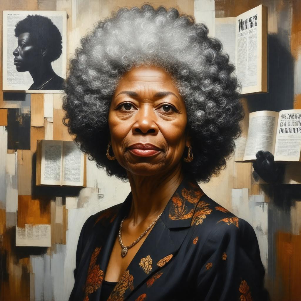 AI-created image of Angela Davis