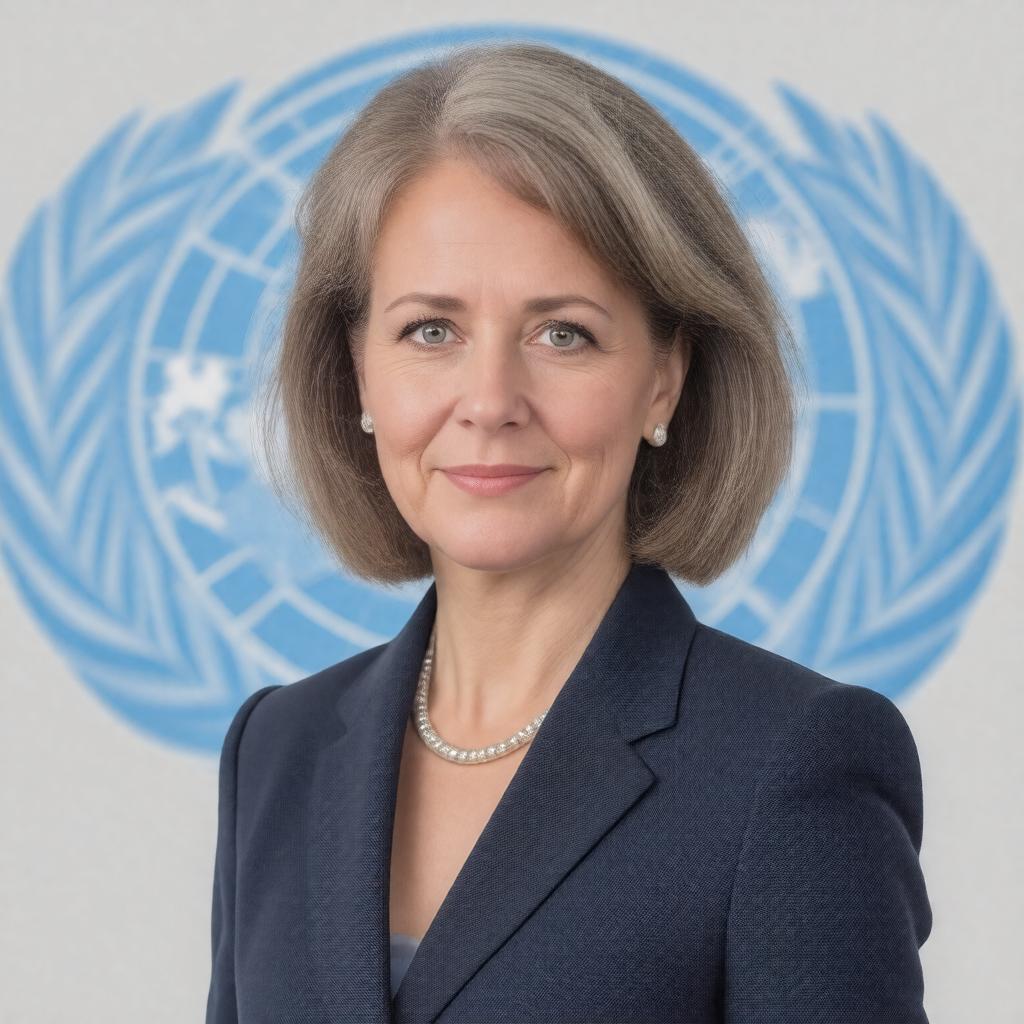 AI-created image of Angela Kane