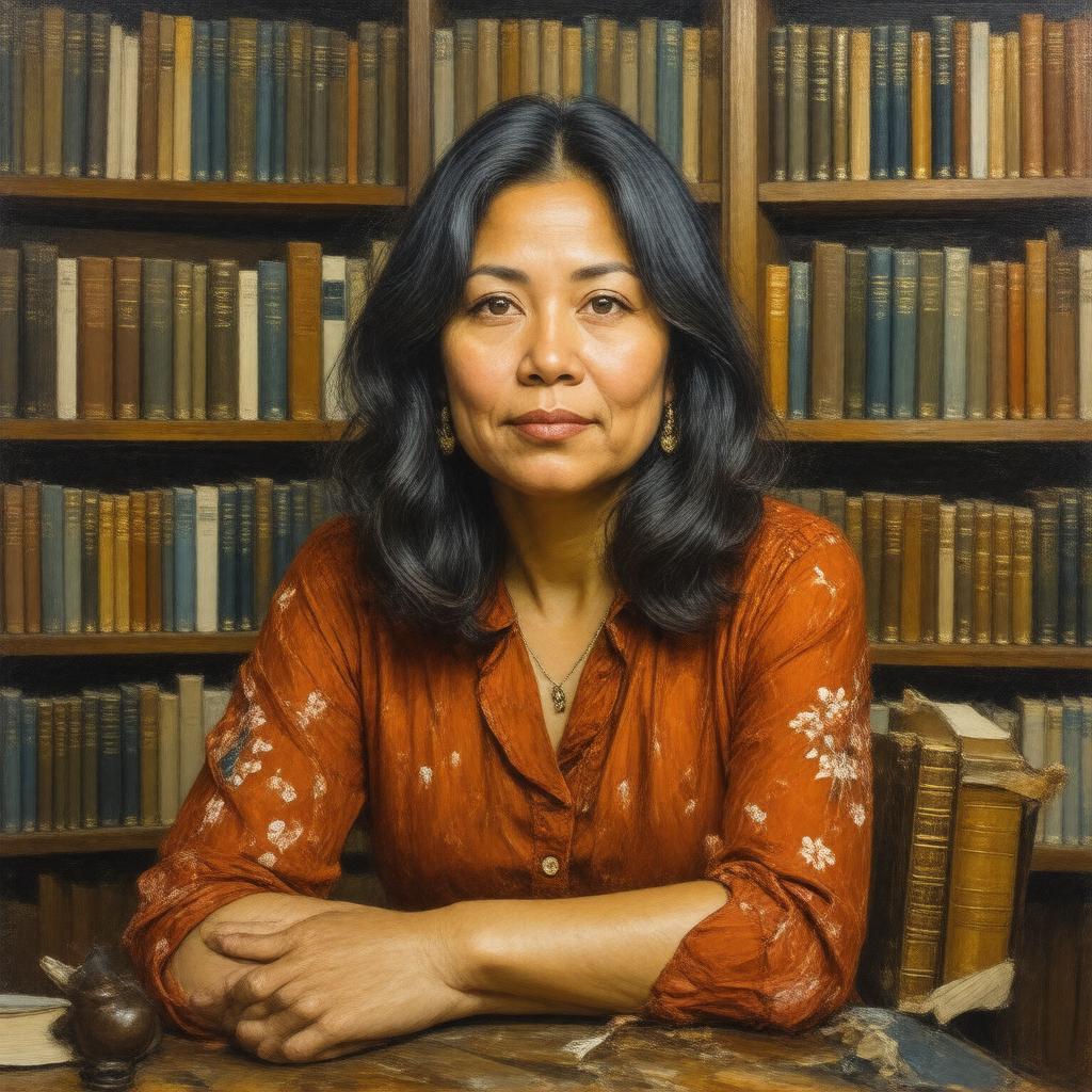 Click to view larger image AI-created image of Angela Monzon