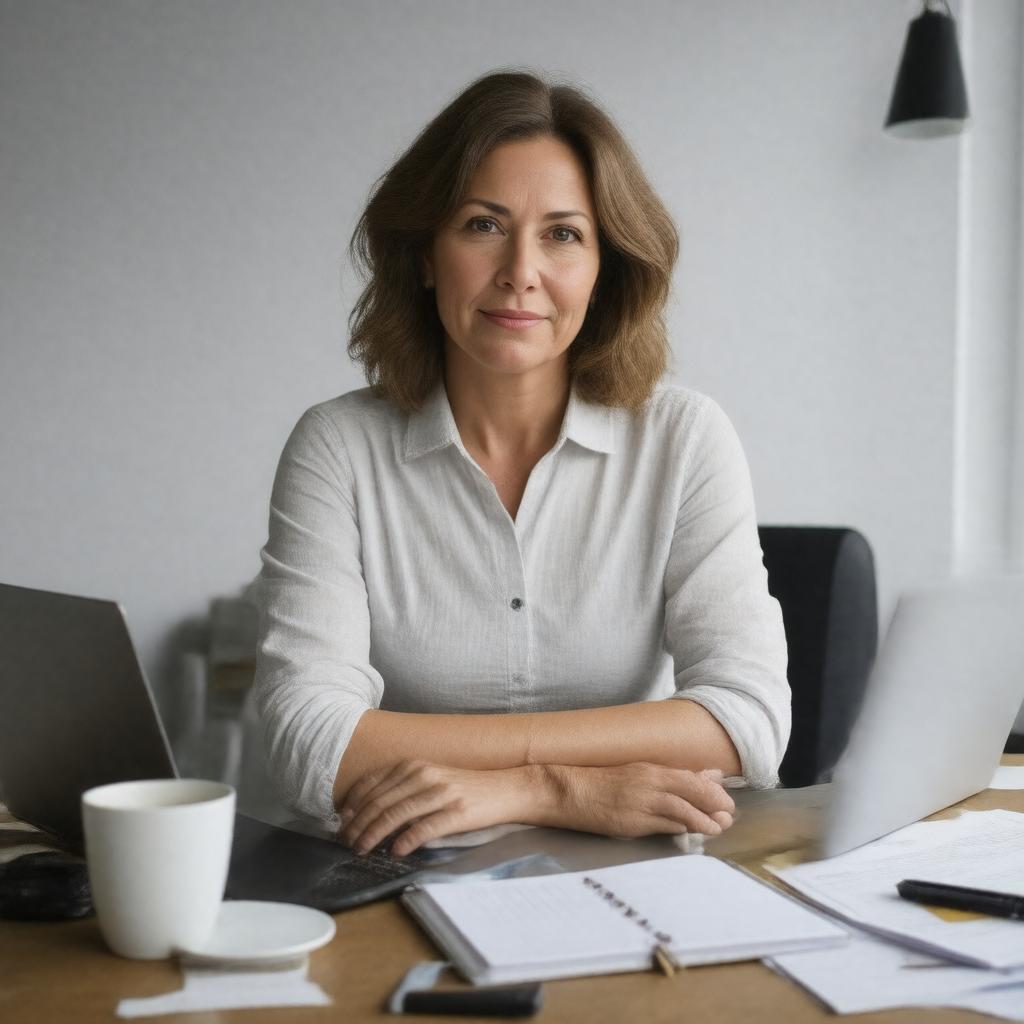 AI-created image of Angela Watercutter