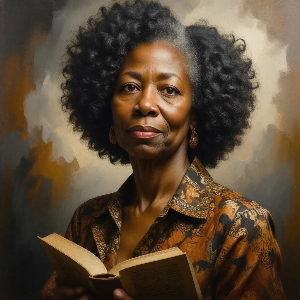 AI-created image of Angela Yvonne Davis