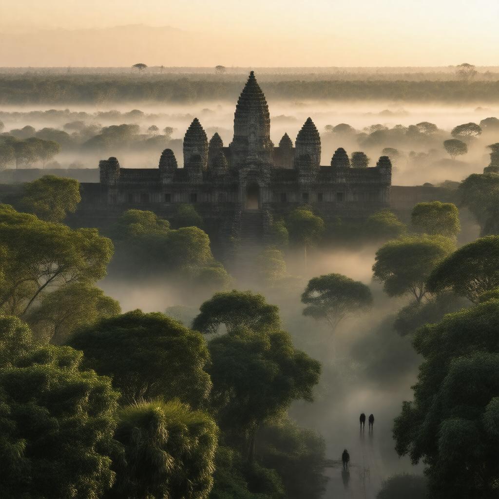AI-created image of Angkor Thom