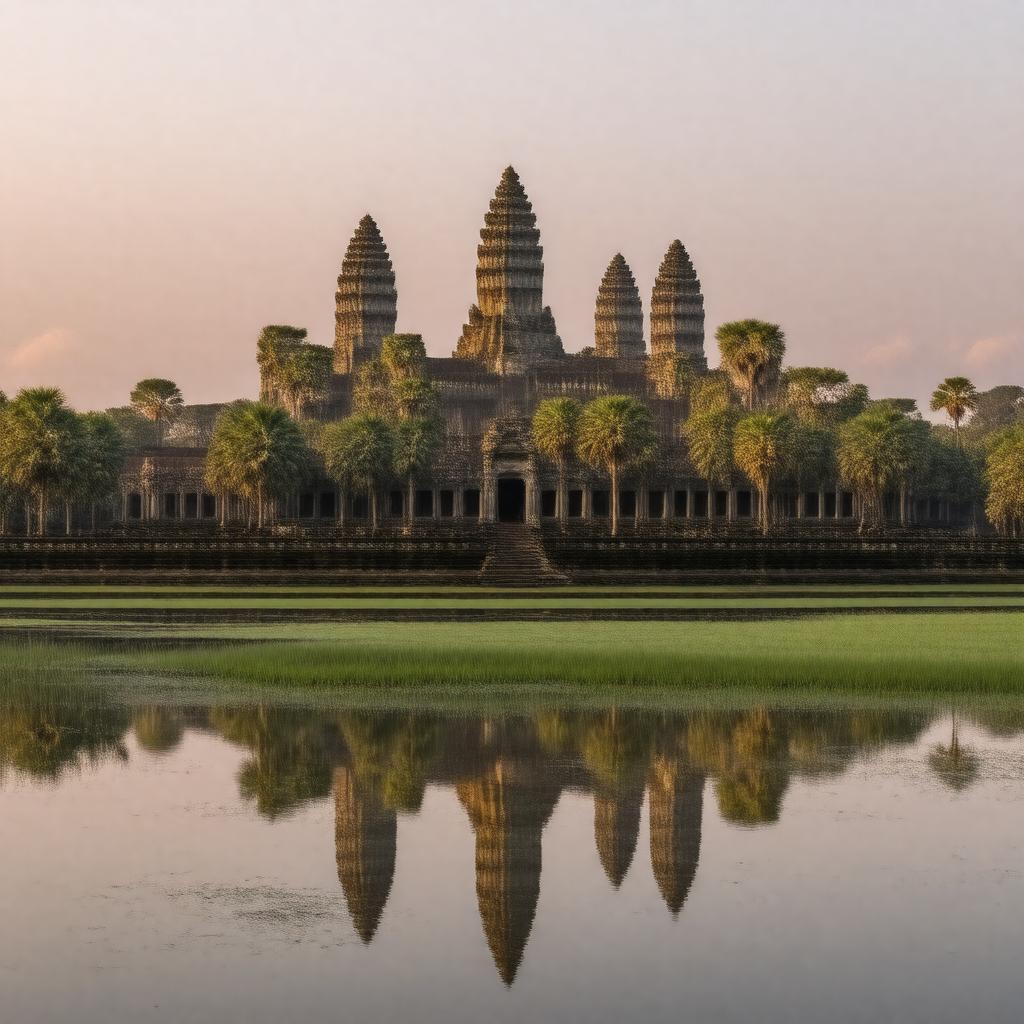 AI-created image of Angkor Wat