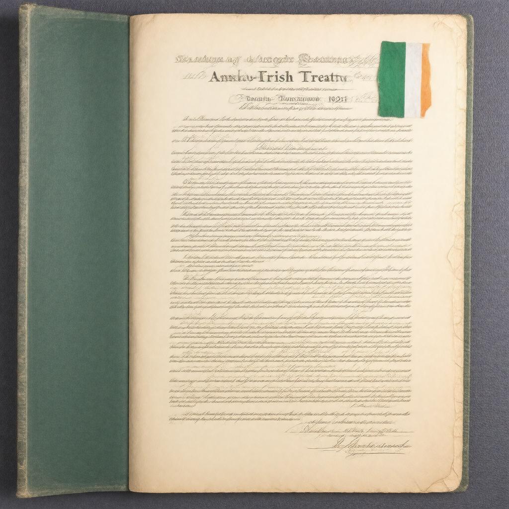 AI-created image of Anglo-Irish Treaty