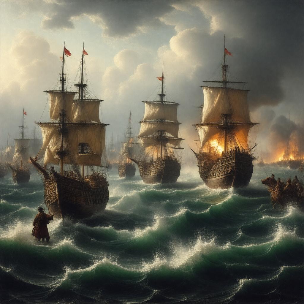 Click to view larger image AI-created image of Anglo-Spanish War