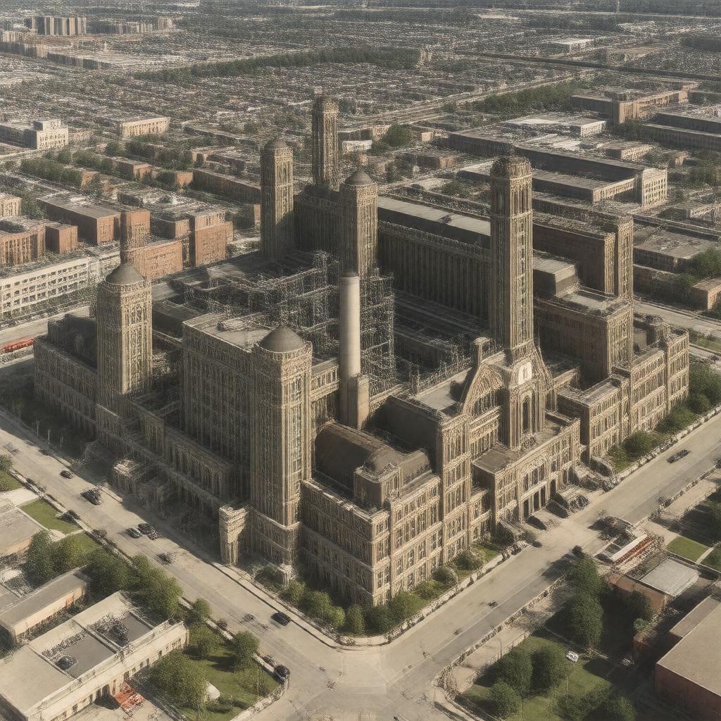 AI-created image of Anheuser-Busch Brewery