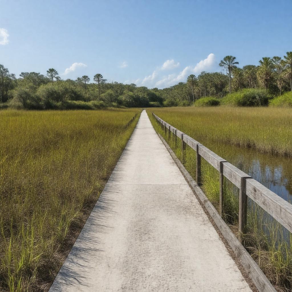 Click to view larger image AI-created image of Anhinga Trail
