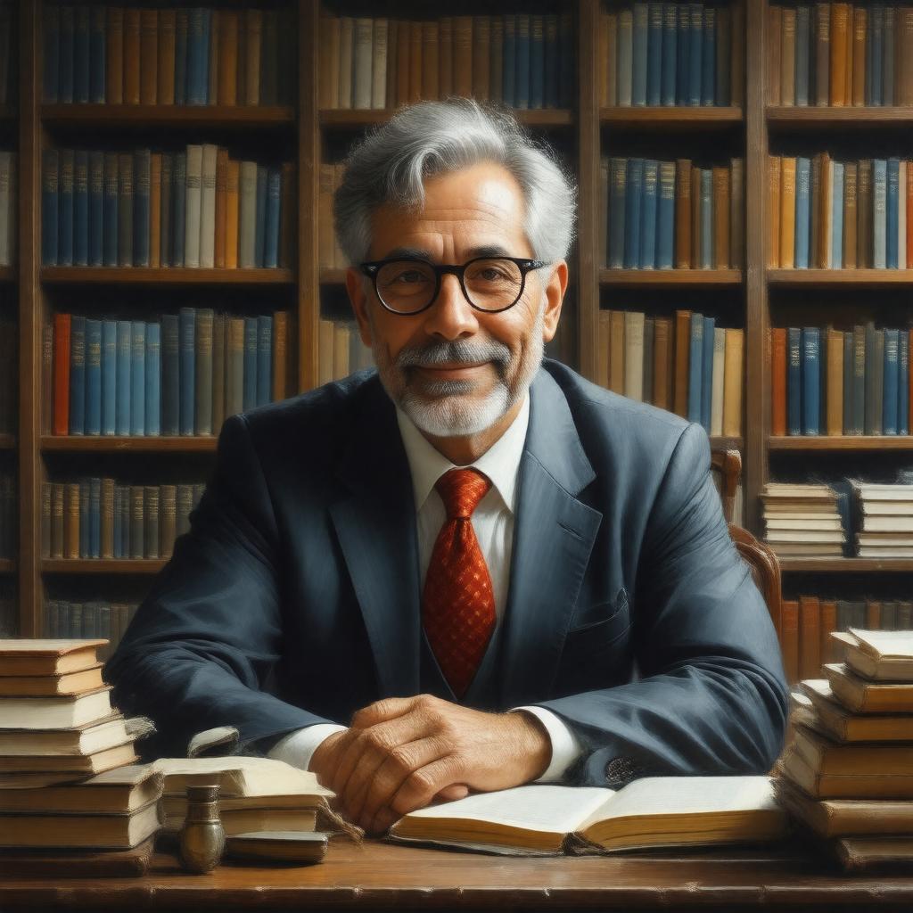 AI-created image of Anil Nerode