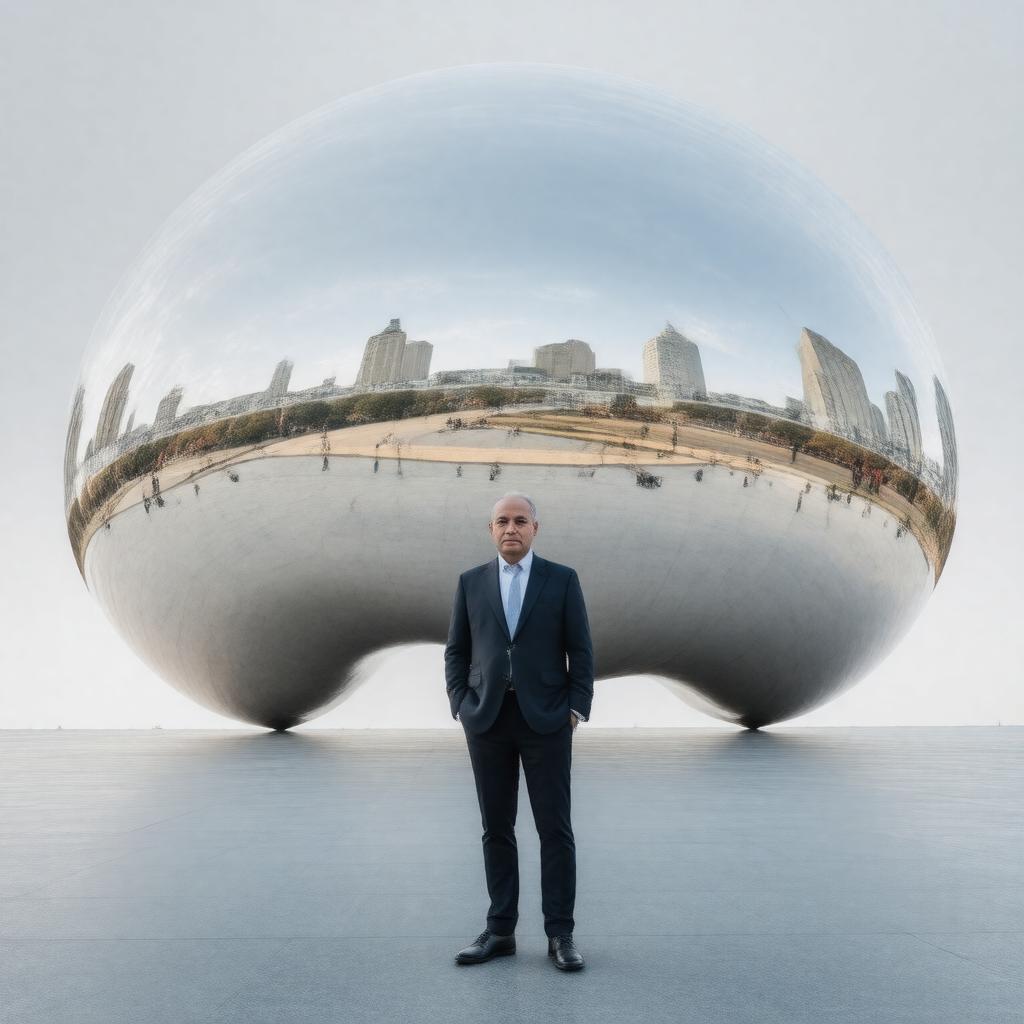 AI-created image of Anish Kapoor