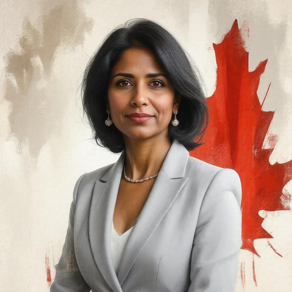 AI-created image of Anita Anand