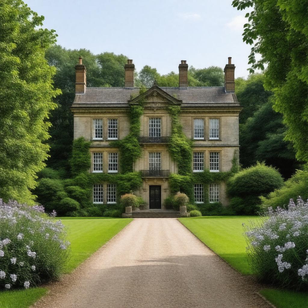AI-created image of Anmer Hall, Norfolk