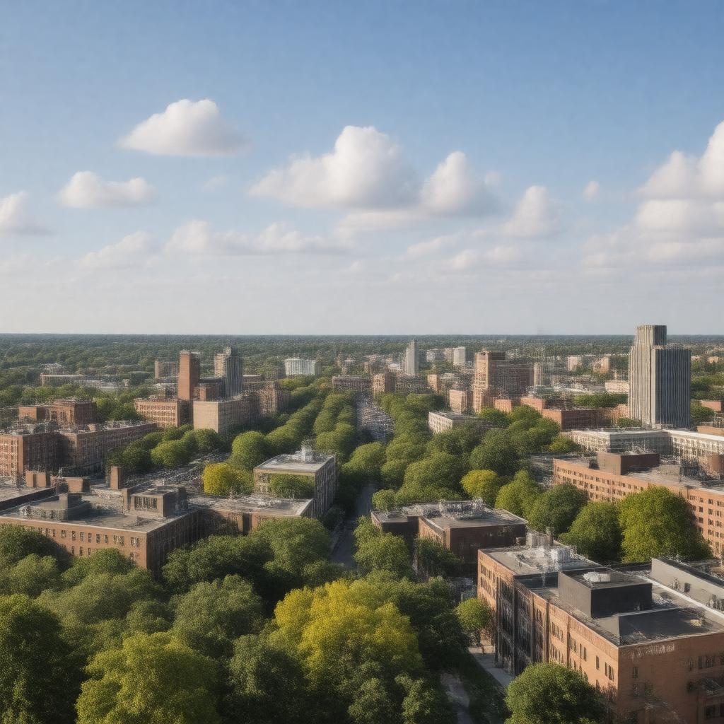 AI-created image of Ann Arbor, Michigan