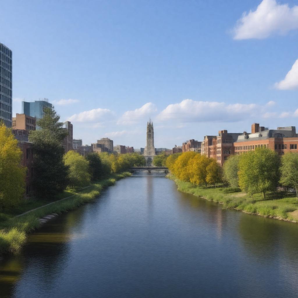 AI-created image of Ann Arbor