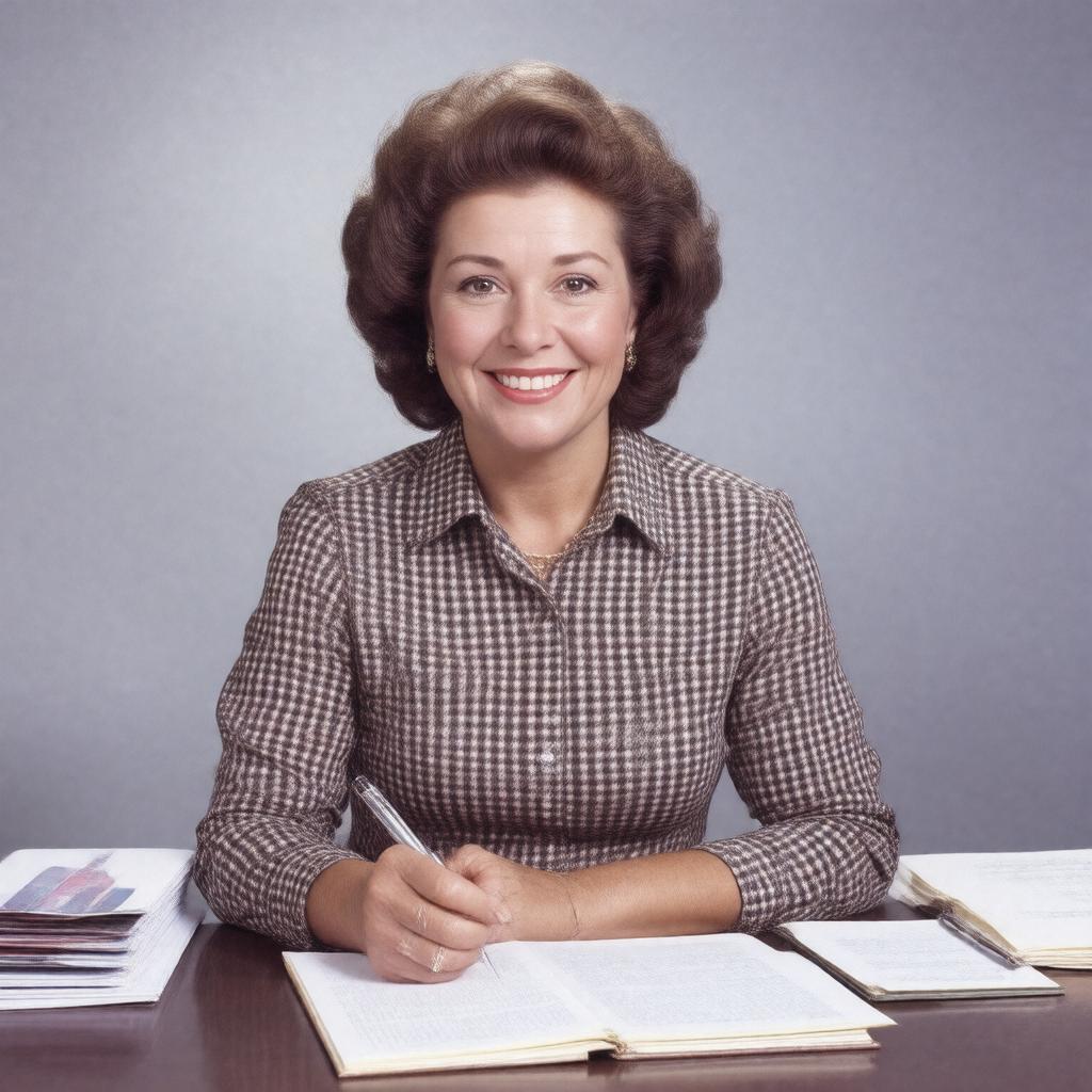 AI-created image of Ann Landers