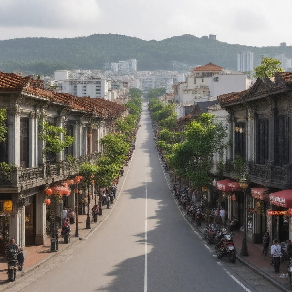 AI-created image of Ann Siang Hill