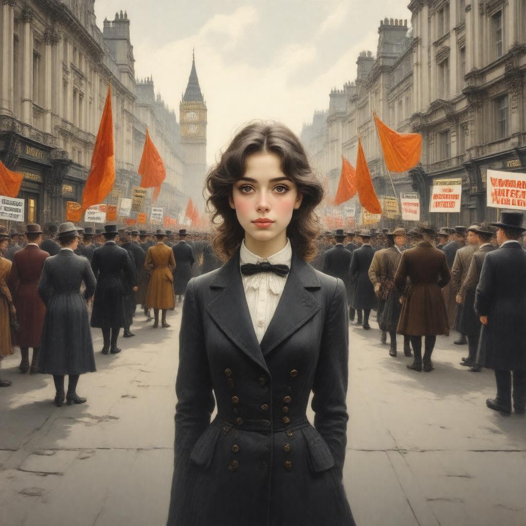 AI-created image of Ann Veronica